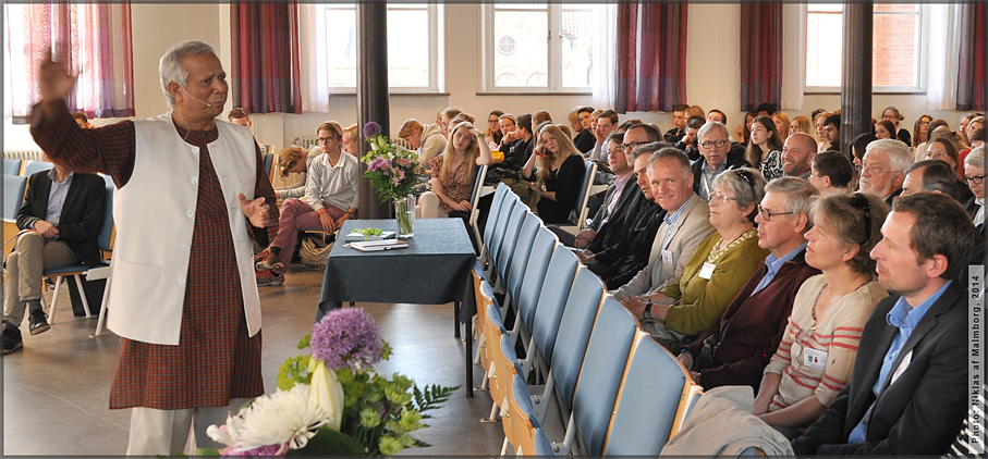 En nobelpristagare på besök i Lund. Foto: Niklas af Malmborg
