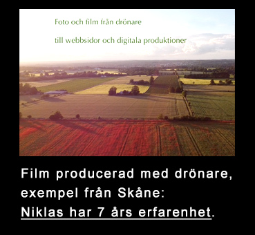 Film tagen med dr&ouml;nare