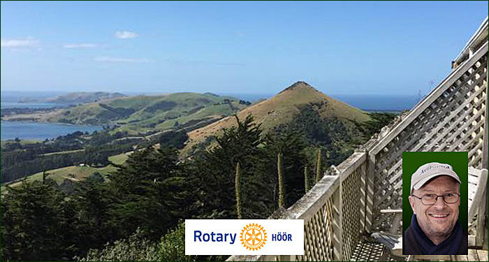En resa på Nya Zeeland, både norra och södra ön, 2017. Staffan Åkeby berättade, hos Rotary Höör.